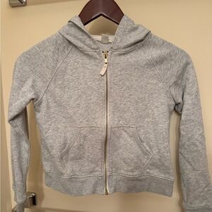 Kids Gray Zip-Up Hoodie